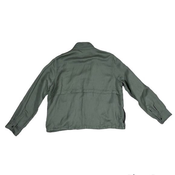 𝅺Rails Chore Jacket Sage Green Military Utility Lightweight Zip Work Wear Large - Picture 4 of 10